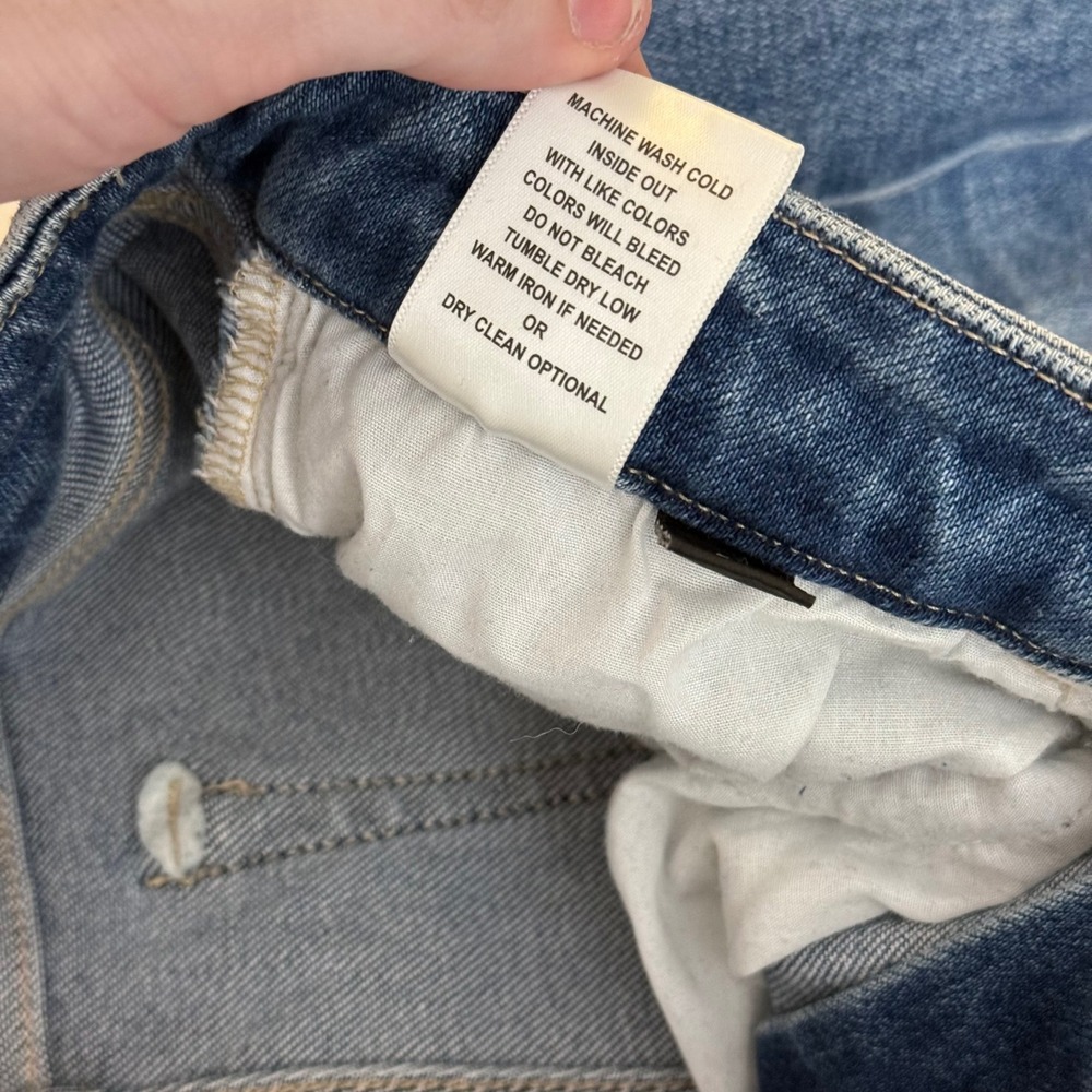 Flying Monkey Mid-Rise Flare Distressed Raw Hem Jeans BY4720L Blue Size 29 - Picture 8 of 12